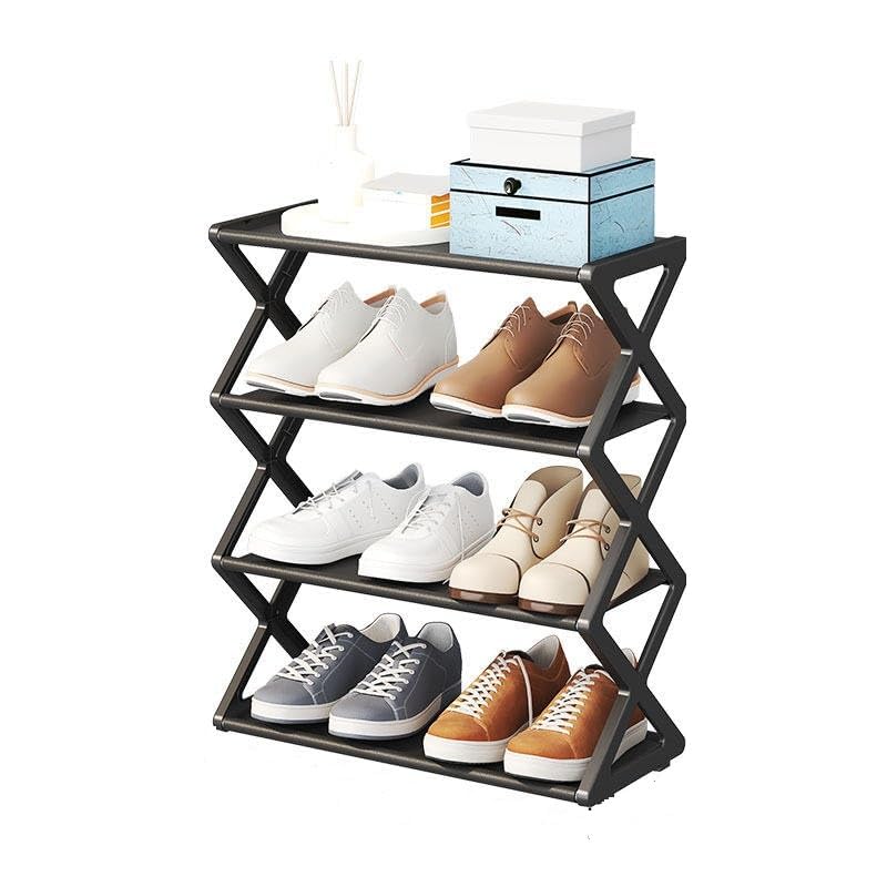 Portable Shoe Rack - Black- Recommended