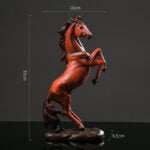 Horse Sculpture Animal Statue European Modern Art Home