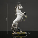 Horse Sculpture Animal Statue European Modern Art Home